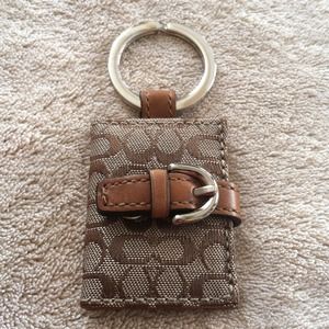 Authentic used Coach keychain