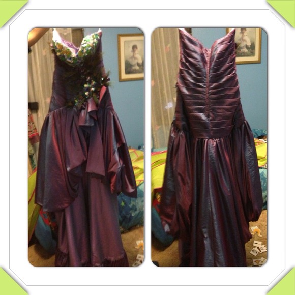 Purple formal dress