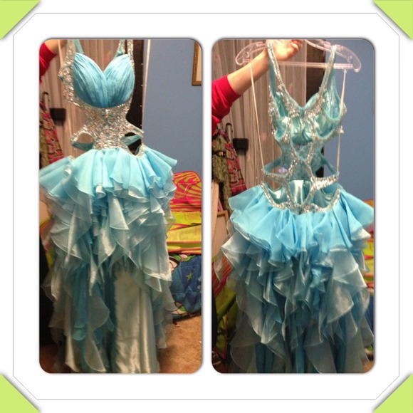 Blue formal dress