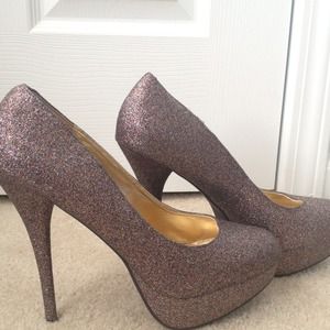 Glittery shoes