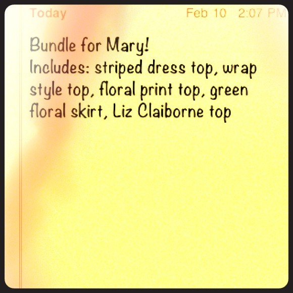 Bundle for Mary!