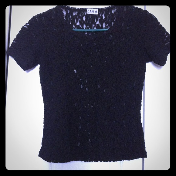 Black Lace Top