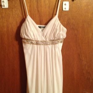 Small/ medium off white city triangle dress