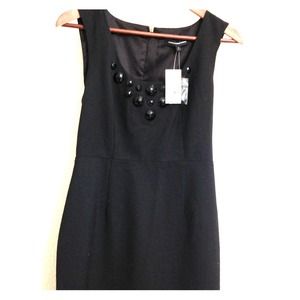Express black cocktail dress