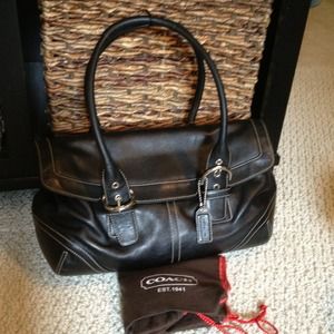 Coach black handbag