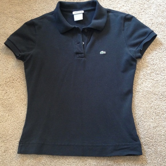 Black Lacoste Polo