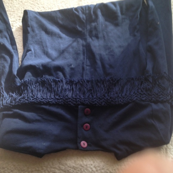 Vintage Navy Fringe Dress❗JUST REDUCED❗ - Picture 2 of 3