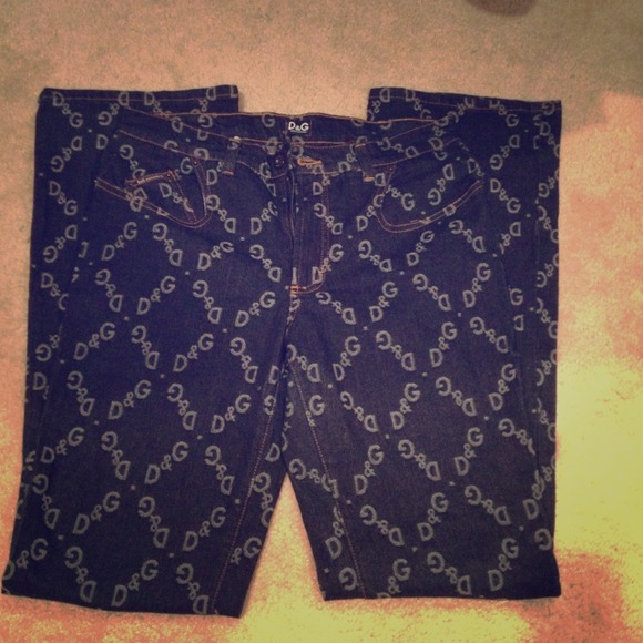 d&g jeans logo