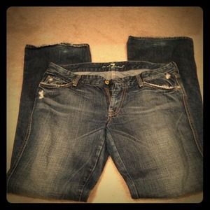 7 All Man Kind Faded Jeans