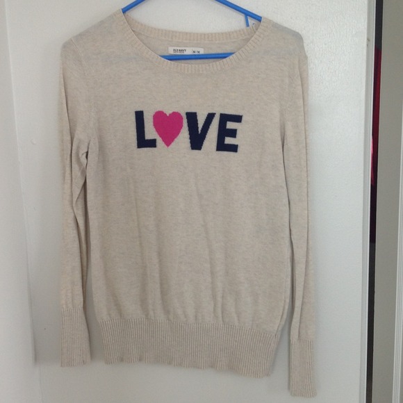 Sold Old Navy LOVE sweater