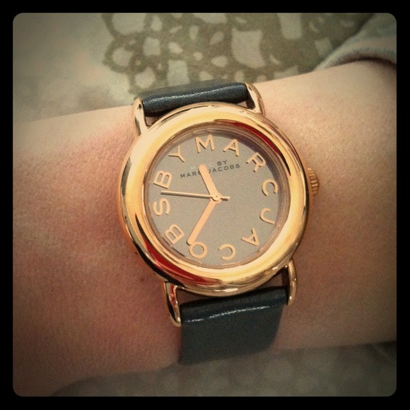 Marc by Marc Jacobs Accessories - Marc by Marc Jacobs rose gold grey face watch