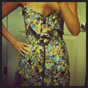 Reserved! Gianni Bini Mauve and Blue Sundress