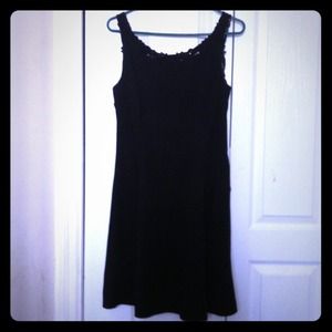 Black Dress With Lace Back