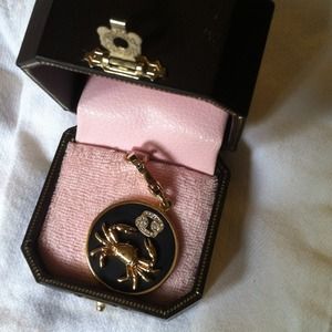 Juicy couture zodiac sign "cancer" charm.