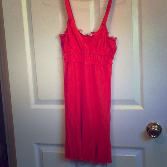 Hot pink summer dress