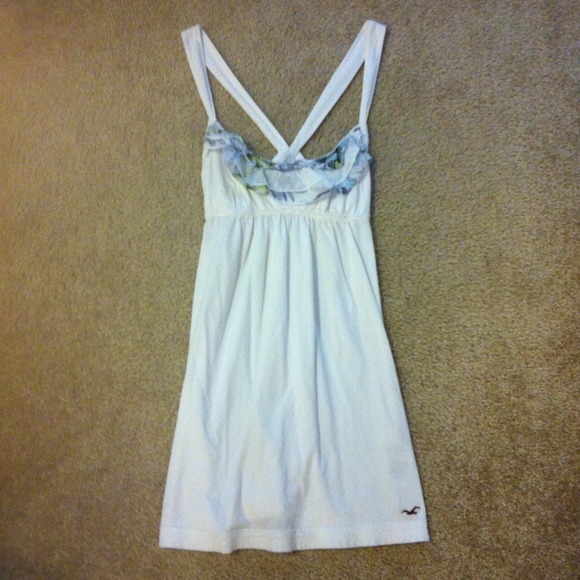 Hollister White Tank