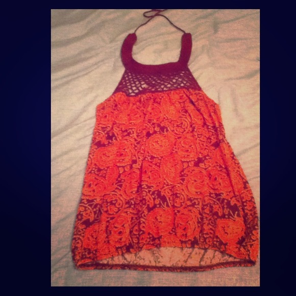 ❤Bohemian halter crochet top❤