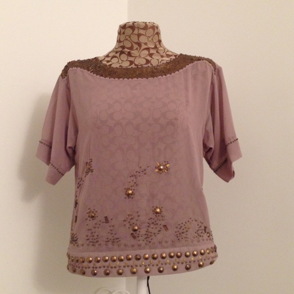 Hand beaded top