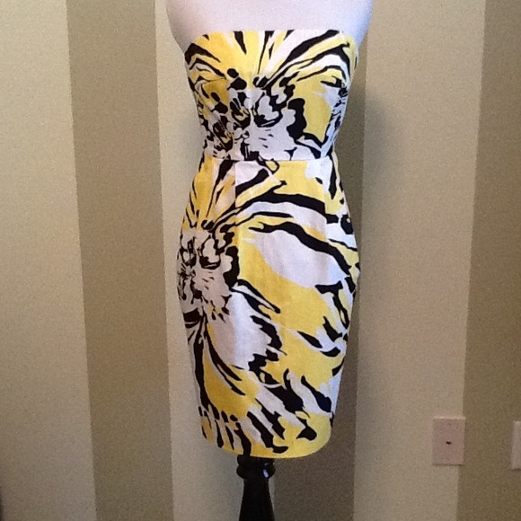 Express strapless dress