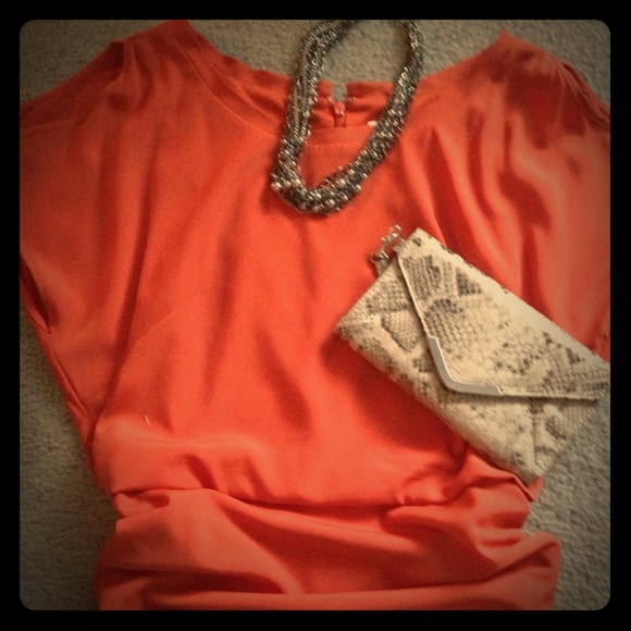 🔴SOLD🔴Orange Party Dress🍊