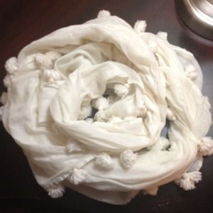 Off white scarf
