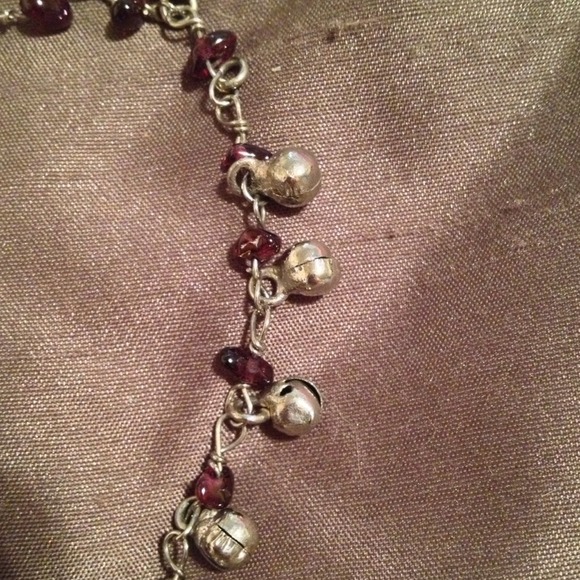 Silver ankle bracelet - Picture 2 of 3