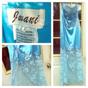 Prom dress blue size 12