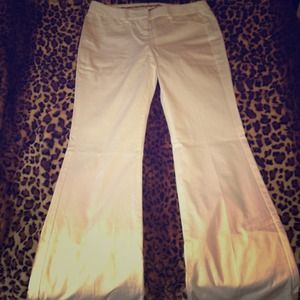 White Express wide-leg pants