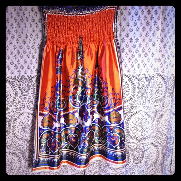 ❗SOLD❗ Orange tube top