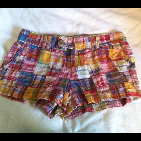 Plaid shorts American eagle
