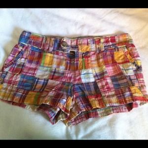 Plaid shorts American eagle