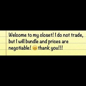 Welcome to my closet!