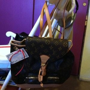 LV inspired backpack