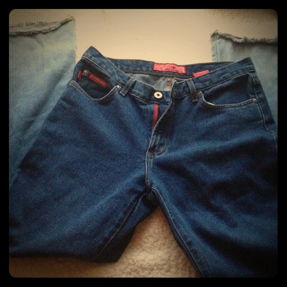 ❗REDUCED❗Vintage Flared Bottom Dyed Denims👖 - Picture 1 of 2