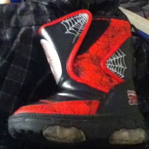 7/8 Spider-Man snow boots with lights