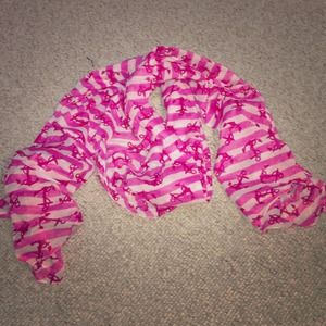 HOLD! Nautical pink scarf