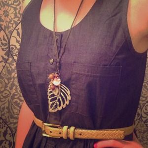 Silver leaf Necklace