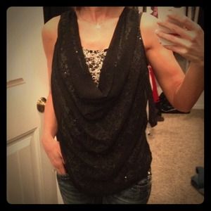 Black dress tank