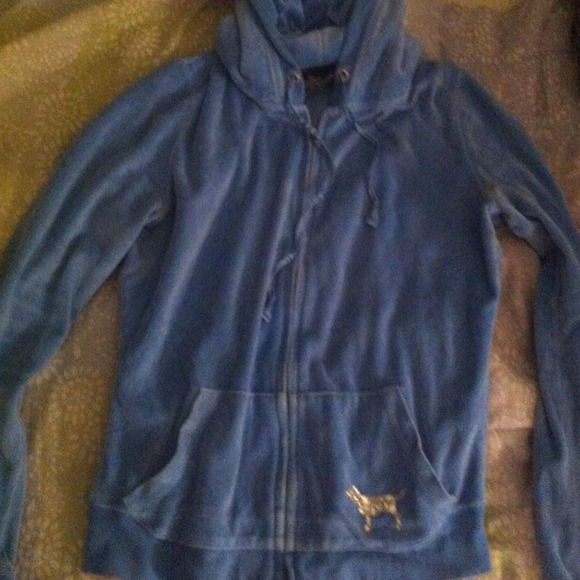 ❌SOLD❌Victoria's secret zip up hoodie - Picture 2 of 2