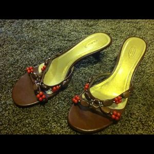 Talbots slip on sandals