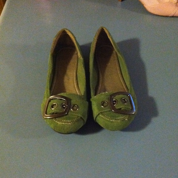 Bundled Green Soda Loafers