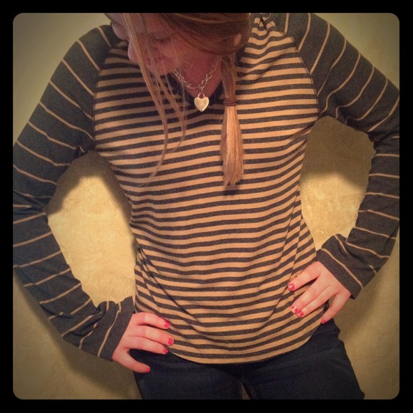 Long sleeve, hooded shirt