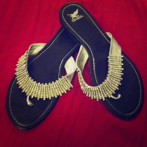 Rhinestone flip flops - Picture 1 of 1