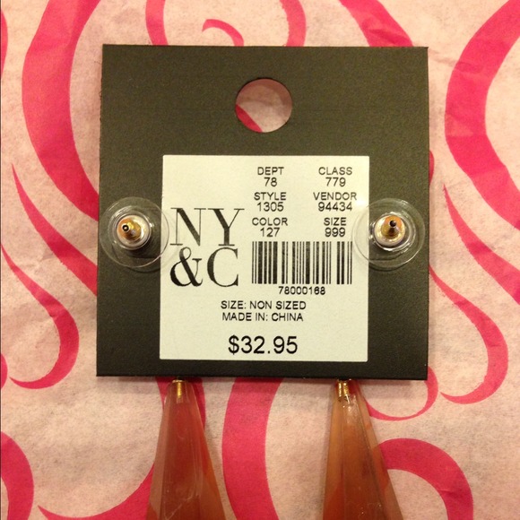 Ny&Co. Eva Longoria Col. Tan Chandelier Earrings - Picture 2 of 2