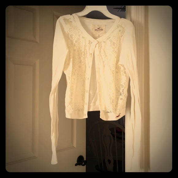 Hollister lace sweater