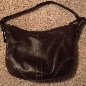 💥Reduced💥 Coach Brown leather hobo handbag!