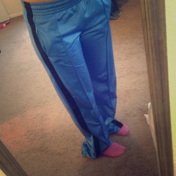 Victoria Secret PINK trackpants color Baby blue