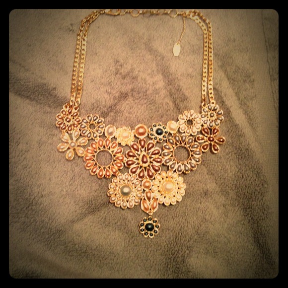 Amrita Singh Coco Pearl Bib necklace