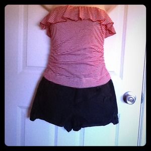 Red,white&blue pin-up romper!