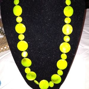 Cute green necklace